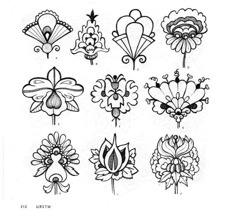 Стилизация растительных форм в цвете