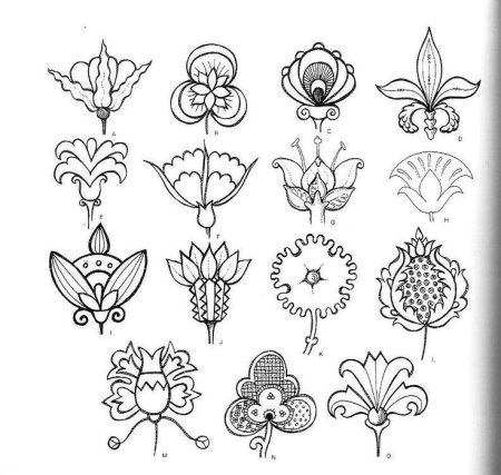 Эскизы для брошек