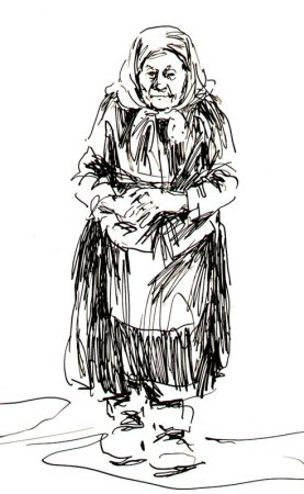 Старуха Графика