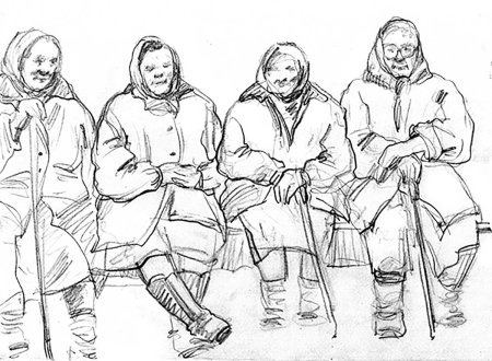 Групповые Наброски людей