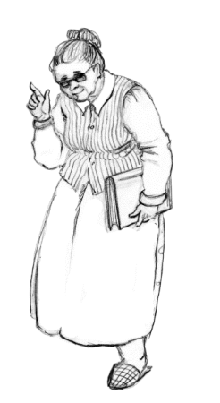 Наброски людей на улице