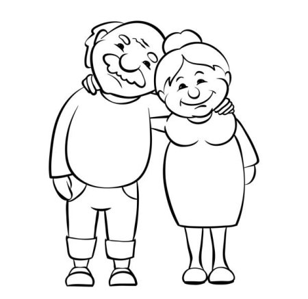 Очертание бабушки