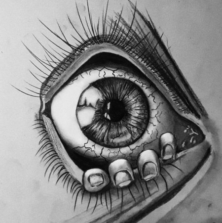 Скетч эскизы глаз