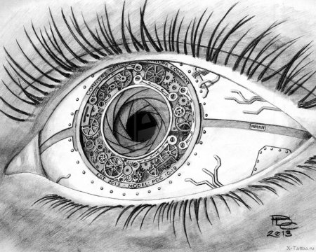 Стилизованное изображение глаза