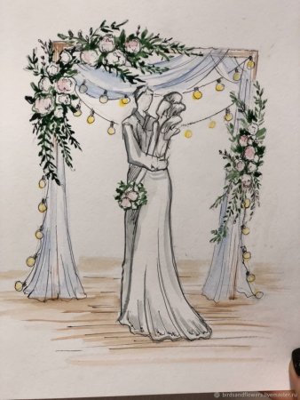 Зарисовки свадебного декора