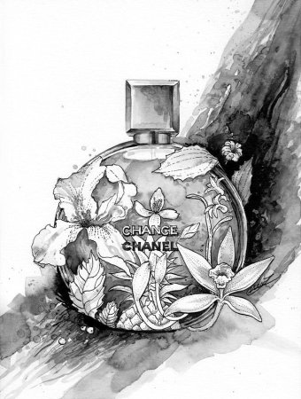 Духи рисунок