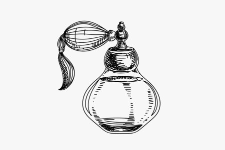 Духи черно белые