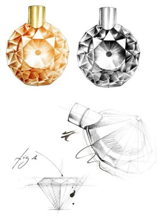Дизайнерские духи зарисовки
