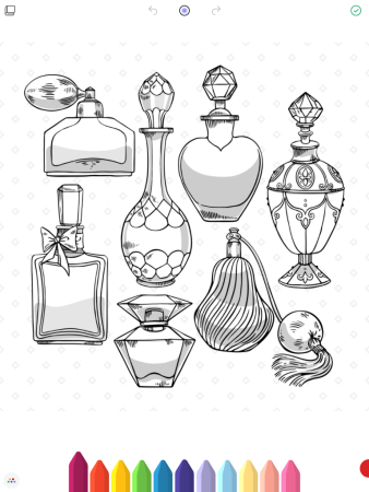 Раскраска духи