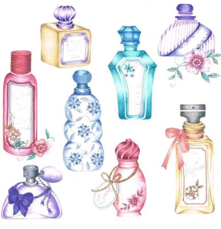 Наклейки на духи