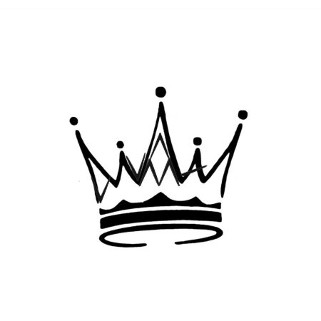 Корона тату эскиз