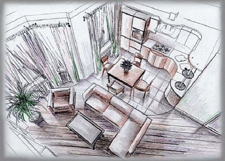 Зарисовка квартиры