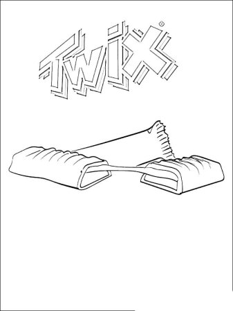 Шоколад раскраска