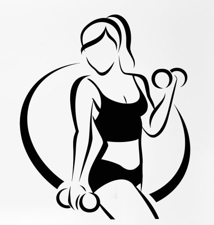 Фитнес силуэт