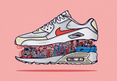Nike Air Max рисунок
