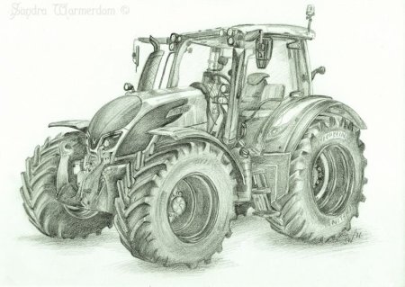 Рисуем трактор МТЗ 892