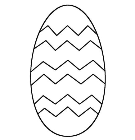Яйцо раскраска для детей