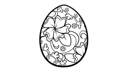 Яйцо раскраска