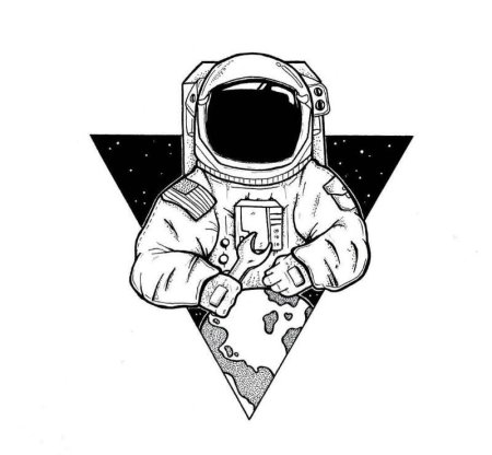 Космос эскиз