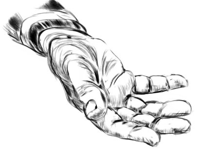 Ладонь эскиз