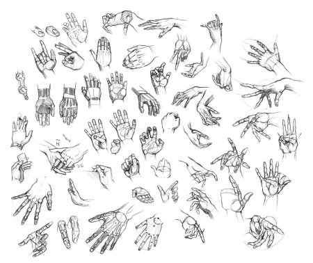 Скетчи рук