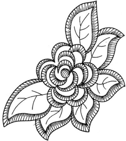 Эскизы цветов для вышивки