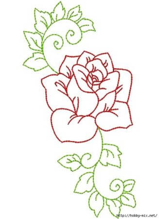 Узоры для вышивки гладью