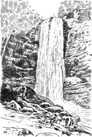 Водопад Графика