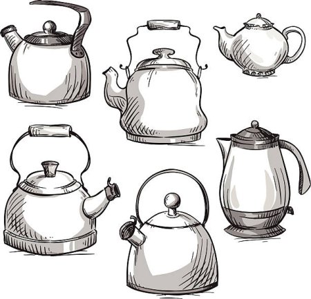 Чайник для срисовки