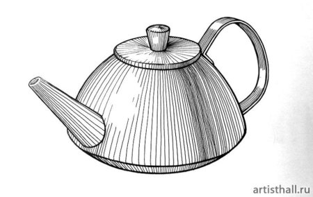 Фактура чайник рисунок