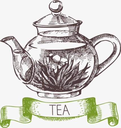Заварочный чайник рисование