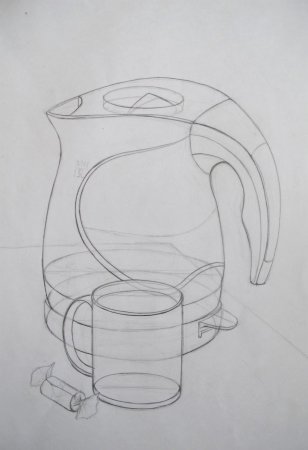 Зарисовки бытовых предметов