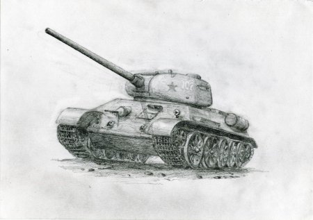 Т 34 рисунок