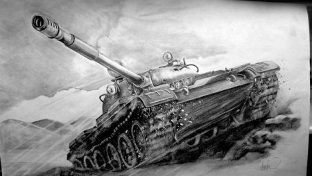 Красивые рисунки танков