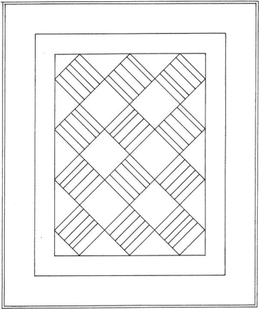 Лоскутное одеяло раскраска
