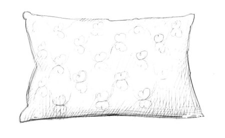 Подушка раскраска