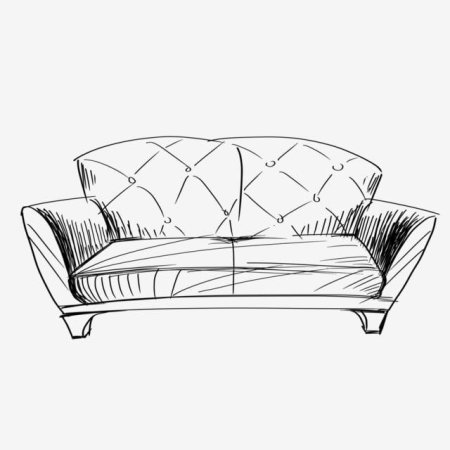 Диван для рисования