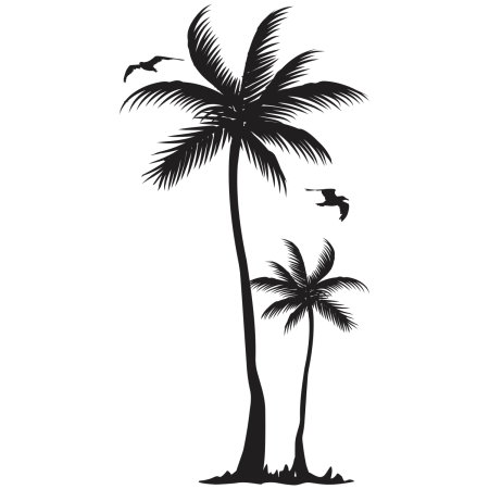 Пальма силуэт