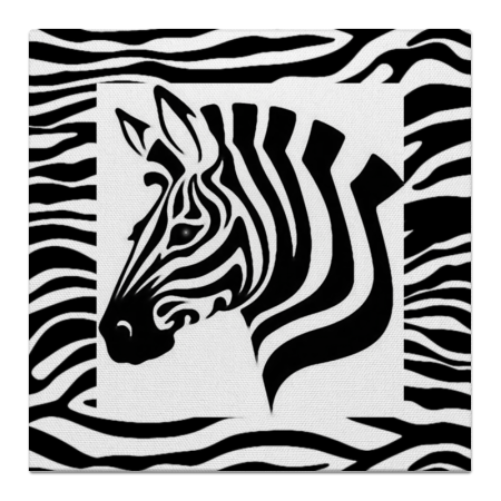 Зебра рисунок черно белый
