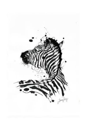 Зебра эскиз тату