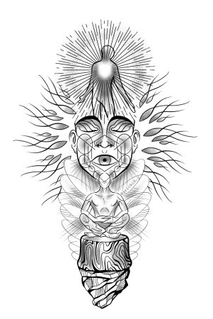 Будда Шакьямуни вектор