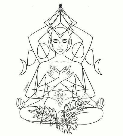 Будда Шакьямуни эскиз