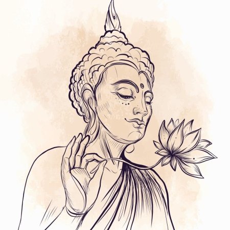 Будда Шакьямуни эскиз