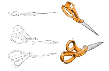 Скетчинг ножницы