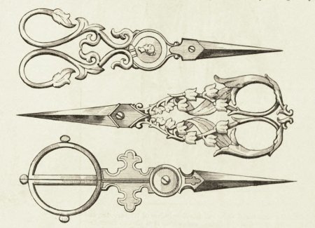 Ножницы тату эскиз