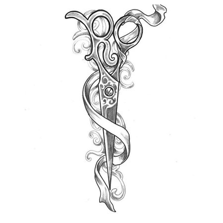 Ножницы эскиз