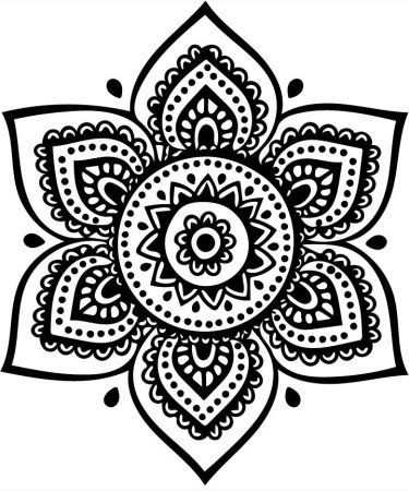 Орнамент Индия Мандала