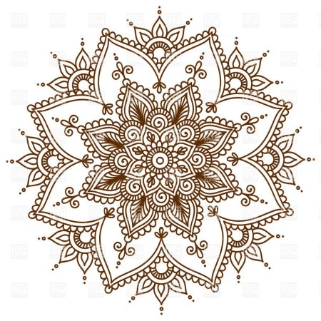 Орнамент Индия Мандала
