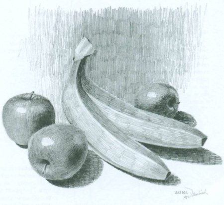Быстрые зарисовки натюрморта