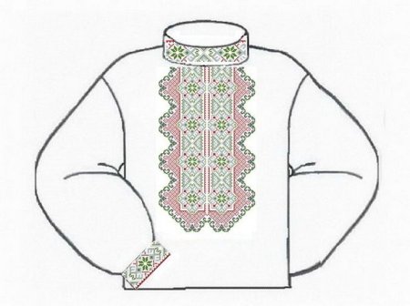 Макет русской рубахи